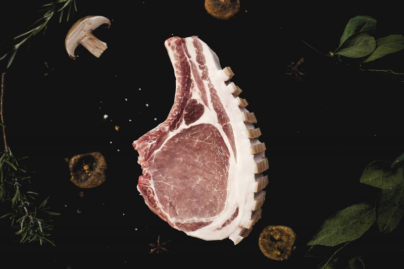 Porc Gascon bio en vente à la boucherie Bardet à Gradignan près de Bordeaux